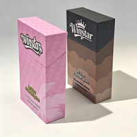 Boîte à cigarettes rigide à couvercle magnétique de conception nouvelle, boîte pliante pour comprimés buccaux