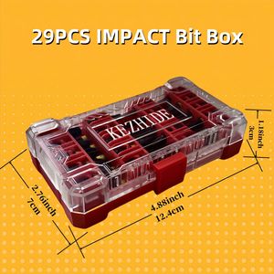 Jeu d'embouts de tournevis Kezhide, 25 pièces, embout magnétique à changement rapide pour perceuse électrique - Product Image 4