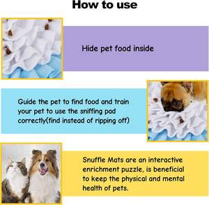 Alfombra Olfativa para Perros, Serie de Rompecabezas, para Entrenamiento, Alimentación y Forrajeo, Alfombra de Alimentación Lenta para Mascotas - Product Image 5