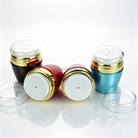 Bouteilles d'échantillons de crème pour le visage colorées vides de 30 ml, bouteilles à pompe sous vide, contenants d'échantillons de lotion pour le corps, lotion cosmétique, soin de la peau