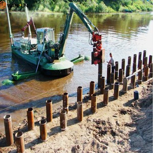 Draga Anfibia Compacta con Motor Diésel, Modelo Swamp King, para Dragado de Arena a Pequeña Escala y Limpieza Acuática - Product Image 1