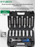 Outil de démontage et d'installation d'amortisseurs pour l'ensemble du kit de douilles de fixation supérieure VeStrut pour démontage et installation