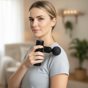 Massaggiatore a pistola Myrva Mini 2000 mAh, 12 livelli di velocità, ricaricabile, per massaggio muscolare, alimentato tramite USB - Product Image 2