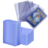 Protège-cartes rigides transparents 3x4 pouces 35pt pour cartes à collectionner, cartes d'identité et cartes TCG