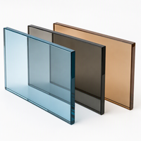 Verre trempé pour portes de cave à vin, taille et épaisseur personnalisées, verre de sécurité décoratif, vente en gros directe d'usine