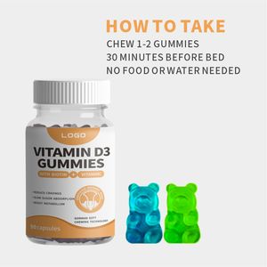 Gommes à mâcher à haute teneur en vitamine D3 <span class=keywords><strong>K2</strong></span> pour l'absorption du calcium osseux, le soutien du système immunitaire et la nutrition quotidienne - Product Image 2