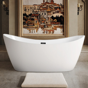 Vasca da Bagno Freestanding in Solid Surface per Progetti Alberghieri - Vendita Calda - Product Image 1
