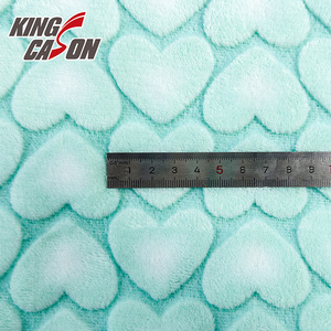 Kingcason Guarented qualità colorata Premium a maglia ecologica OEKO-TEX certificata un lato tessuto in pile di flanella per capi - Product Image 4