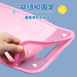 Sac de classement accordéon à 13 couches, grande capacité, organisateur de documents transparent A4 pour étudiants, rangement des papiers d'examen - Product Image 3