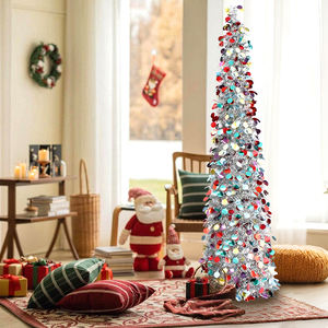 Árbol de Navidad de Lentejuelas Coloridas de 1.5 m para Decoración Navideña <span class=keywords><strong>en</strong></span> Interiores - Product Image 1