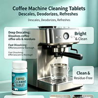 Tablettes nettoyantes pour circuit de brassage de café, à pénétration profonde, éliminent les résidus de café et de graisse, rafraîchissent le goût.