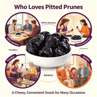 Prunes séchées naturelles, fruits de pruneaux conservés, riches en fibres, collation saine pour la pâtisserie et les garnitures de yaourt