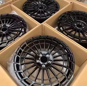 5X112 Roues 18 19 20 21 22 Pouces Jantes Alliage Noir Stagger Concave Roue De Voiture pour Mercedes benz Classe S S550 CL500 S450 GT53 GT63 - Product Image 5