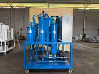 Machine de purification d'huile hydraulique en ligne avec moniteur de particules en ligne pour l'entretien des équipements de construction