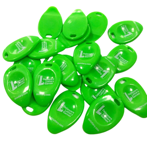 カスタムロゴプラスチック宝くじスクラッチャーツールキーホルダードロップシェイプスクラッチャー宝くじチケット用 - Product Image 3