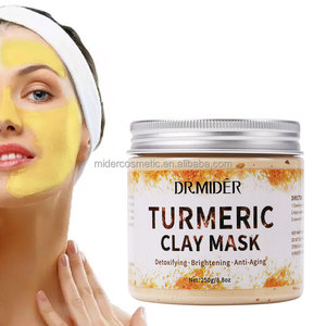 OEM Low MOQ Private Label Kosmetik Hautpflege Feuchtigkeit spendende Vitamin C & Aloe Ton Schlamm Kurkuma Gesichts maske - Product Image 2