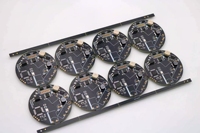 8-Piece Circular Black FR4 High-Precision SMT Assembly PCB Board for Smart Sensor/OEM Embedded Devices ISO/ROHS Certified