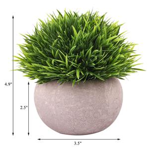 Ventas calientes Mini plantas en maceta artificiales Plantas de arbustos de topiario de plástico para decoración de escritorio de oficina de habitación - Product Image 2
