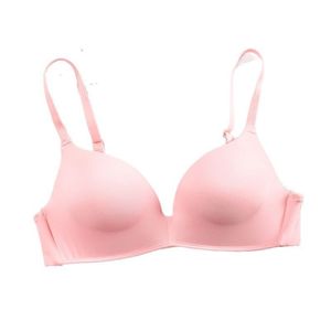 Soutien-gorge léger sans armatures, bonnets moulés fins, à double fermeture, bretelles fixes, pour femme, style push-up, disponible en plusieurs coloris - Product Image 5