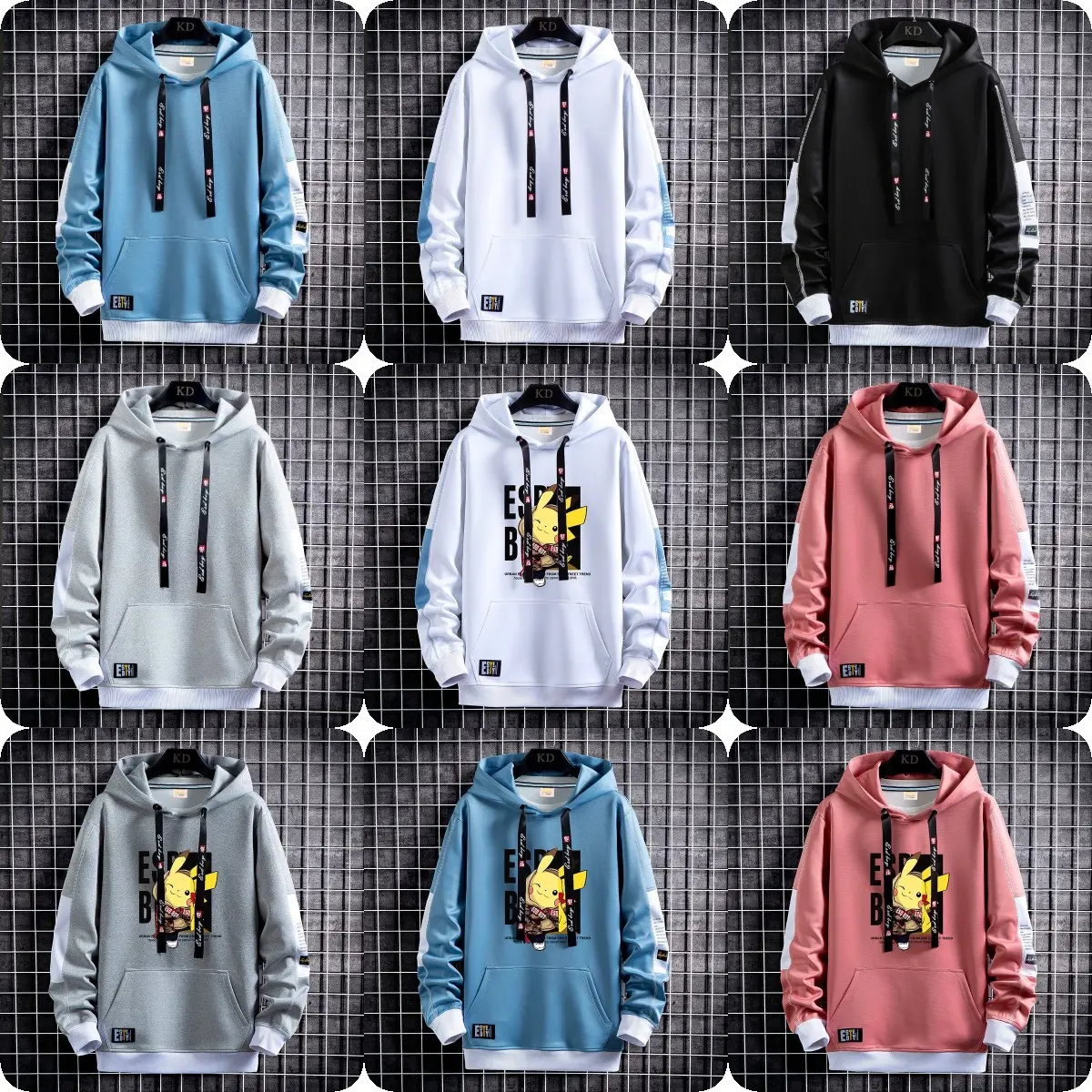 Hoodie men 2023 manufacturers wholesale cross-border foreign trade men's hoodie youth casual men's wear
