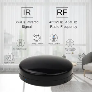 Universal Ir Remote Control Tuya Smart Wifi IR RF Remote Control Universal IR Box For Air Condition TV Fans Google Home Alexa