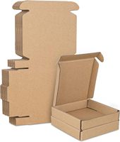Échantillon de conception gratuit 2026 – Boîte d'emballage pliable personnalisée en carton ondulé kraft pour vêtements