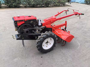 Tracteur diesel à guidage manuel pour le travail du sol rotatif, la construction de buttes, le labour des tiges, machine intégrée à double usage pour les vergers et les paysages en cas de sécheresse - Product Image 2