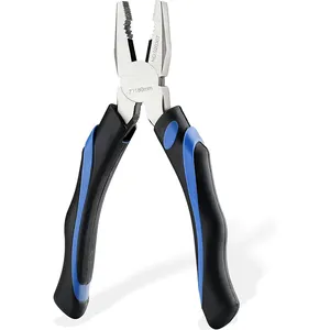 Wholesale Wire Cutting Side Cutter Alicate Hand Tool Steel Long Nose Pliers Heavy Duty Multifunctional Combination Pliers