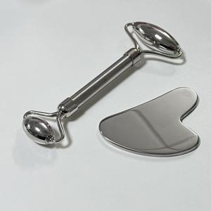 Herramienta de Masaje Gua Sha de Acero Inoxidable 304, Masajeador Facial para la Cara - Product Image 5