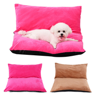 Moonking Lit Confortable pour Grand Chien, Coussin Élastique pour Chat, Coussin Chaud d'Hiver pour Animaux, Tapis Doux pour Canapé de Chat Moyen, Accessoires pour Petite Niche à Chat