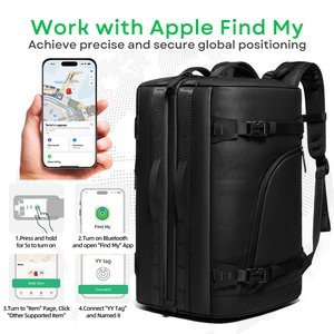 Nueva Mochila para Portátil Resistente al Agua, Amplia y de Gran Capacidad, para Viajes de Negocios, Compatible con Apple Find My, Bolsas de <span class=keywords><strong>Viaje</strong></span> Compresibles - Product Image 1