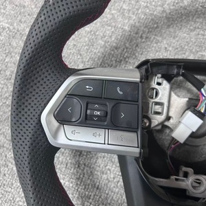 Volante de Fibra de Carbono Nuevo y Mejorado Compatible con <span class=keywords><strong>Toyota</strong></span> Land Cruiser <span class=keywords><strong>GR</strong></span> Prado LC250 Cruiser LC200 Hilux Fortuner - Product Image 3