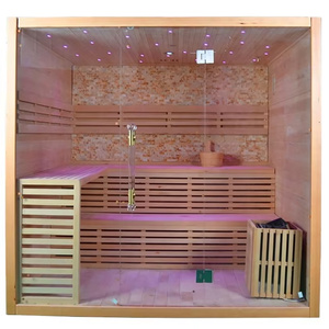 Canadian Red <strong>Cedar</strong> Hemlock <strong>Wooden</strong> Room Outdoor Steam Sauna <strong>for</strong> <strong>Sale</strong> - Product Image 4