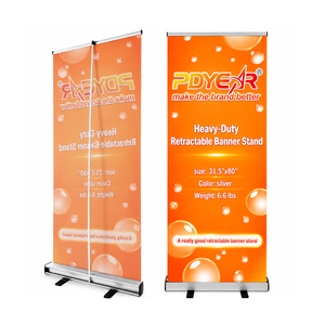 ขาตั้งแบนเนอร์ม้วนเก็บได้ อลูมิเนียม <span class=keywords><strong>ราคา</strong></span>ประหยัด สำหรับงานแสดงสินค้า - Product Image 1