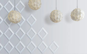 Art mural moderne à motif géométrique de diamant avec fond <span class=keywords><strong>gris</strong></span> <span class=keywords><strong>clair</strong></span> <span class=keywords><strong>papier</strong></span> <span class=keywords><strong>peint</strong></span> 3d décoration de la maison - Product Image 3