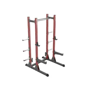 High Quality Wholesale Home Functional Equipment Half Squat Stand Power Pro Rack Smith Machine Plus On One Side Trainer