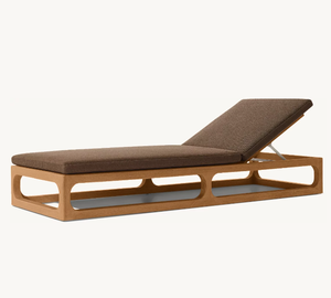 Muebles de Jardín Modernos de Teca, Tumbona para Playa, Piscina y Jardín - Product Image 3