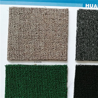 Rouleaux de moquette moderne 100 % polypropylène écologique imperméable à poils moyens et bouclés - Vente en gros usine pour salon, du mur au mur
