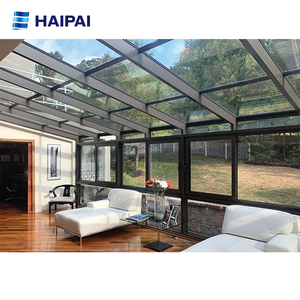 Veranda Personalizzata in Alluminio e Vetro <span class=keywords><strong>Giardino</strong></span> d'Inverno a Risparmio Energetico Serra Esterna con Veranda in Alluminio e Vetrate - Product Image 6