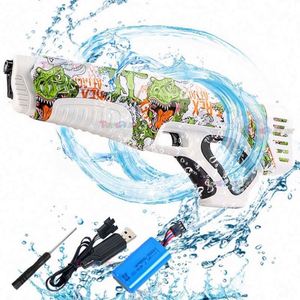 Pistola de Agua Eléctrica con Funda, Pistola de Gas ABS, Inyector Automático de Verano, Super Soaker, Juguete de Pistola de Agua para Niños - Product Image 4