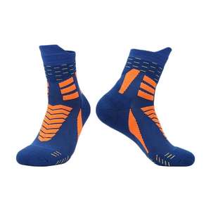 गर्म बिक्री कस्टम युवा खेल पैर गर्म उच्च बास्केटबॉल कपास सांस लेने योग्य एथलेटिक ठोस रंग तल लोगो खेल - Product Image 6