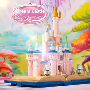 MJI 13011 768 pièces château rose princesse maison de rêve MOC Puzzle briques assemblées blocs de construction ensemble figurines enfants jouets - Product Image 5