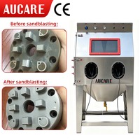 Cabine de sablage humide industrielle 900*700mm, sablage à haute efficacité pour atelier, traitement de pièces automobiles