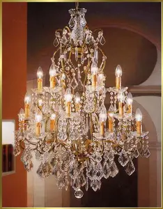 Klasik tarzı rustik kristal avize ev vintage parlak kristal avize ferforje avize aydınlatma mum lambaları