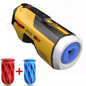 真正的阴道口袋阴户机振动器活塞伸缩男性自慰器性爱呻吟男性性玩具 - Product Image 3