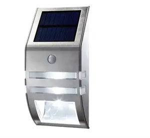 屋外ソーラーウォールライトセキュリティライト屋外耐候性自動オン/オフ照明階段ガーデンフェンス