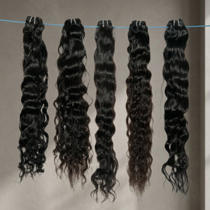 Vente en gros machine d'extensions de cheveux machine à faisceaux ondulés naturels à double trame cheveux humains vierges vietnamiens bruts - Product Image 1