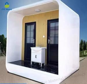 Portable luxe <span class=keywords><strong>toilettes</strong></span> remorque Mobile automatique autonettoyant toilette publique pour parc Camping en plein air salle de bain douche - Product Image 1