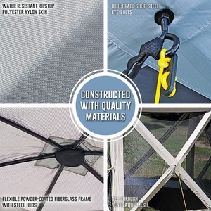 Pop-up lều ngoài trời gazebo 12x12 ft chiều cao đứng cho 8-10 người lớn di động Tán lều - Product Image 3