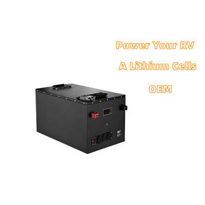 ディープサイクルソーラー電池Lifepo412 v 24v 36v 48v 72v 100ah 200ah 250ah 300ahボート用リチウム電池ゴルフカートキャンパー - Product Image 1